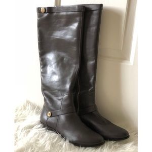 Furla Piper Leather Tall Boots